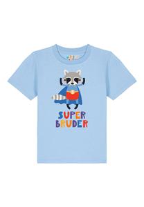 Футболка с принтом WASCHBÄR SUPERBRUDER Watapparel, цвет blue soul