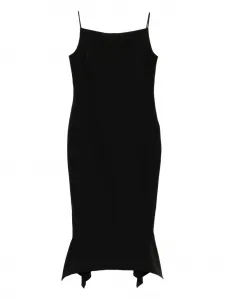 Платье с асимметричным подолом Roland Mouret, черный