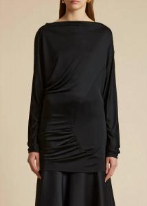 Топ Ciro черного цвета KHAITE