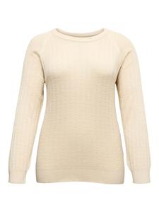 Vero Moda Curve Свитер 'NEWLEX' в бежевом цвете