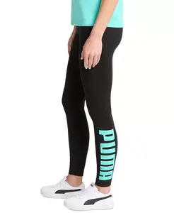 Женские спортивные леггинсы с графическим принтом в полную длину Puma, черный