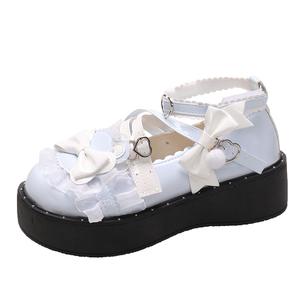 NX DOUGHNUT Мэри Джейн туфли женские черные/розовые/бежевые/голубые - голубые, цвет Blue