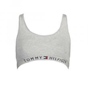 Серый хлопковый женский спортивный бюстгальтер Tommy Hilfiger