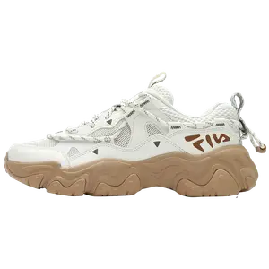 FLUID 5 Кроссовки для женщин с низким верхом, белый/коричневый Fila