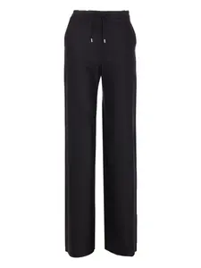 Брюки с завязками на талии MAX MARA, черный