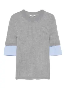 Многослойная футболка SANDRO, серый