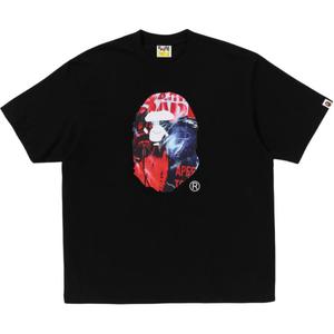 Футболка с принтом логотипа A BATHING APE, черный