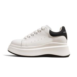 Нескользящие, износостойкие, легкие, низкие повседневные туфли для женщин KODI, Black Heel Tab