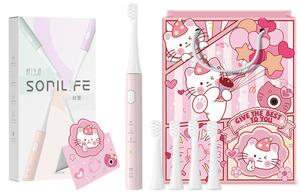 Электрическая зубная щетка Comfort life, розовый