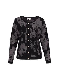 Женский кардиган черного цвета Usha