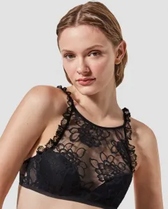 Бюстгальтер на косточках с поролоновыми чашками Gisela, черный