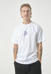 Футболка с принтом CLASSIC OLD THUG Cleptomanicx, белый