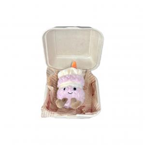 Очаровательный брелок кукла торт на день рождения подвеска/плюшевая кукла высота 13см/25см ROUERXIONG, 13Cm Pendant-Pink+Takeout Box