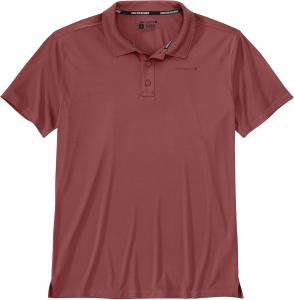 Carhartt мужская футболка-поло Force Sun Defender Relaxed Fit, Crimson Moss Heather