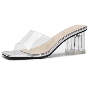 Lan Miao Серебряные женские шлепанцы на резиновой подошве с противоскользящим и износостойким покрытием, цвет Silver