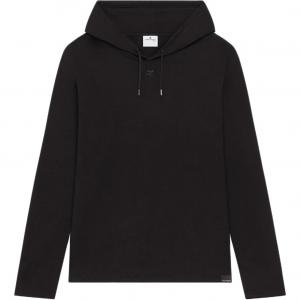 Асимметричный укороченный худи Courrèges COURREGES, черный