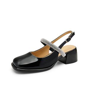 HARSON Блок каблук высокие каблуки 5,1 см женские черные, цвет Black