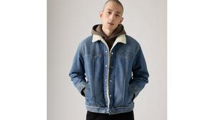 Куртка дальнобойщика Western Sherpa Levi's, Open Sail - Medium Wash