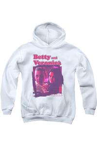 Реверсивный худи Riverdale для подростков "Бетти и Вероника" Gildan, белый