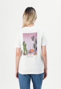 Футболка Selected Femme COL LICENSE, Bright White/Dark Blue