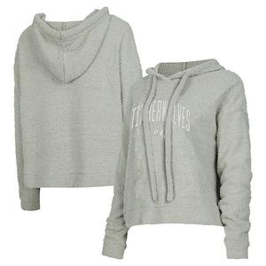 Женский комфортный худи с капюшоном concepts sport gray minnesota timberwolves ventura Unbranded