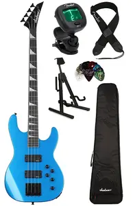 Концертная бас-гитара Jackson JS3 Essentials - металлический синий