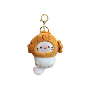 Плюшевый кулон Cartoon Cocoa Cat Takoyaki высотой 12 см AECELI