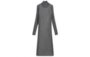 SportMax Спортивное платье с длинными рукавами SportMa для женщин, серый