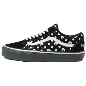 Кроссовки Vans Old Skool Skateboarding Shoes Unisex Low-top Black/white, черный/белый