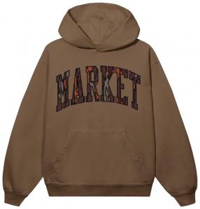 Худи Market Tree Bark Arc, коричневый