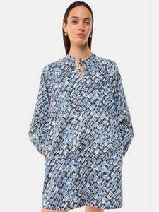 Миниатюрное платье-крылышко от марни с перьями Whistles, синий/разноцветный