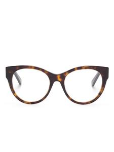 Очки в оправе бабочка Bvlgari, коричневый