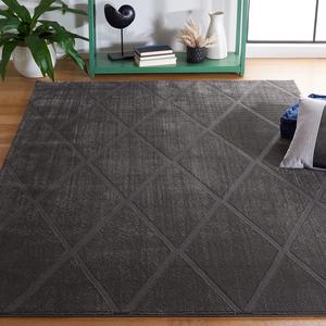Ковер SAFAVIEH, 201 x 275 см, Revive Collection - , Charcoal, Trellis Design, не линяет и прост в уходе, идеален для помещений с высокой проходимостью в гостиной, спальне, столовой (REV104H-6)