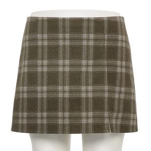 Юниорский плюс сайз мини-юбка-шорты a-line So, Plaid