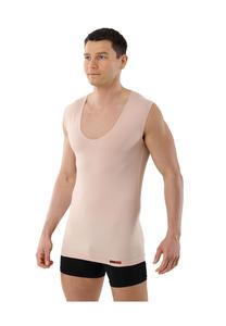 Дышащая майка с глубоким V-образным вырезом без рукавов Albertkreuz, бежевый