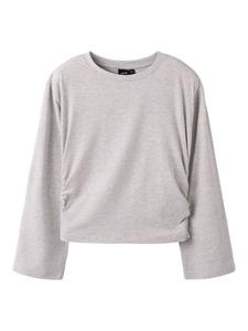 Name it Топ с длинными рукавами, светло-серый меланж