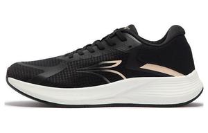 Женские противоскользящие износостойкие низкие кеды для скейтборда черные розовые 361°