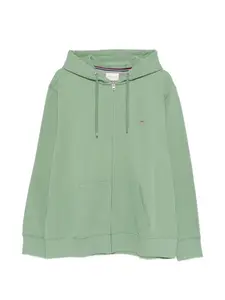 Толстовка на молнии Gant, зеленый