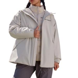 Ветровка женская непромокаемая и непродуваемая Adidas, коричневый