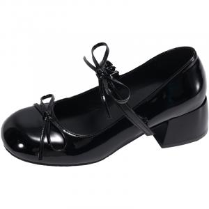 Женские туфли Mary Jane на массивном каблуке Medd, черный