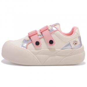 Shen Linsen Нескользящие износостойкие низкие кроссовки для скейтбординга женские бежево-розовые