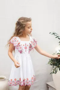 Платье-Джерси robeo Tartine Et Chocolat, Blanc