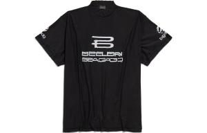 Футболка мужская Balenciaga Ai Generated Crewneck, черный