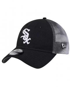 Мужская черная бейсболка Chicago White Sox Team Slick Trucker 9TWENTY Adjustable New Era