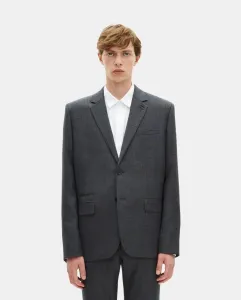 Мужской пиджак прямого кроя The Kooples, серый