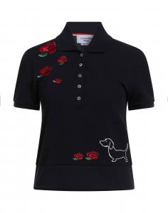 Рубашка поло Thom Browne, полуночно-синий