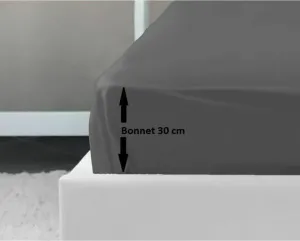 Простыня на резинке Lovely Home Grey Dark Grey 180 x 200 180 x 200 см LOVELY HOME