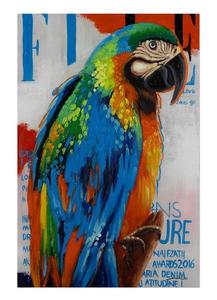 Акриловая картина ручной работы KUNSTLOFT Exotic Cover, многоцветный