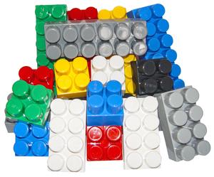 Блоки Hemar, размер К3, конструкция, 100 шт, клиренс, базовые колеса + монохромный