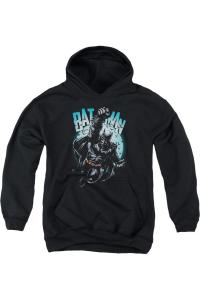 Батмен и Лунный рыцарь молодежная толстовка с капюшоном Gildan, черный